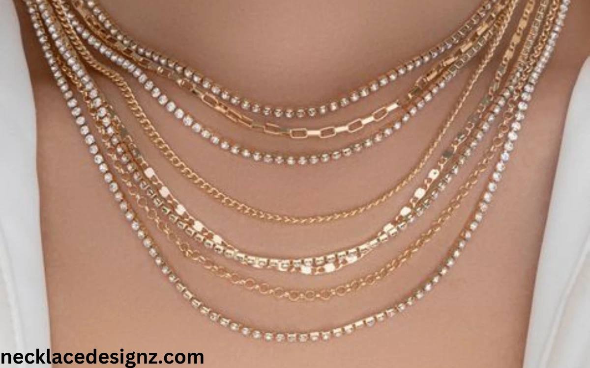 Princess length necklace